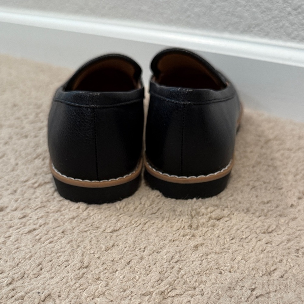 Life Stride Black and Brown Women's Loafers - Picture 3 of 7